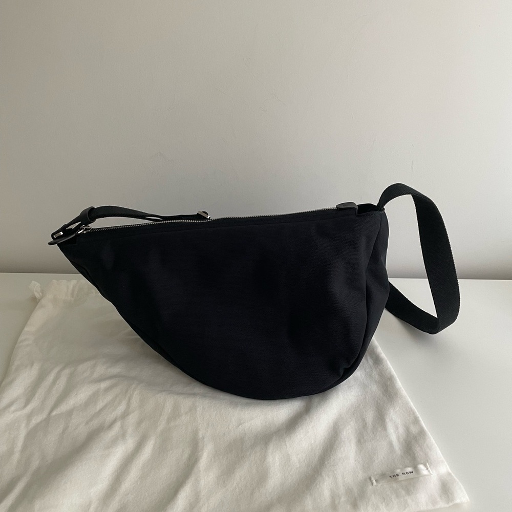 (Sold) THE ROW Black Slouchy Banana Two Bag